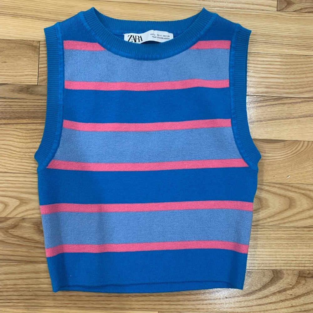 Zara knit crop top